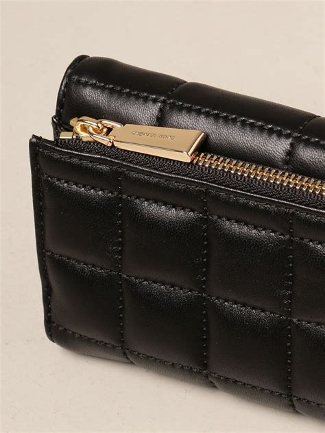 michael kors black white wallet|Michael Kors black wallet women's.